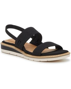 Kelly & Katie Petulia Wedge Sandal - Black