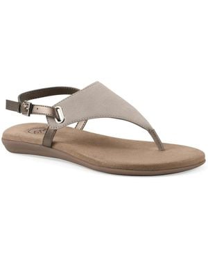 White Mountain Lifted Sandal - Gray
