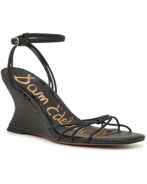 Sam Edelman Dania Wedge Sandal - Black