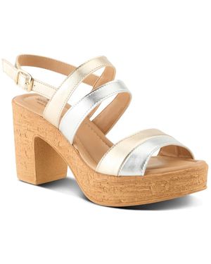 Spring Step Tahla Platform Sandal - Black