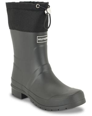 Tommy Hilfiger Dryzzle Rain Bootie - Black