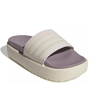 adidas Adilette Platform Slide Sandal - Purple