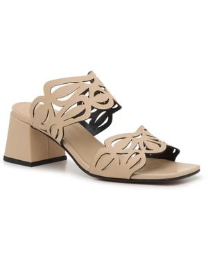 Two Twin Hearts Lynette Sandal - Brown