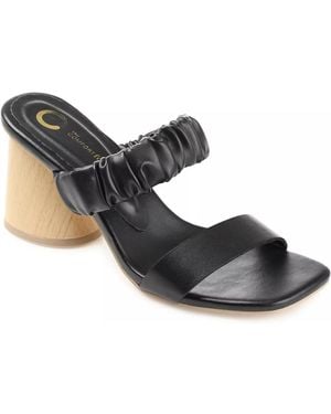 Journee Collection Fayth Sandal - Black