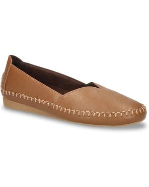 Easy Street Amity Slipon Flat - Brown