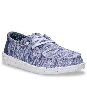 HEYDUDE Wendy Knit Slipon - Blue