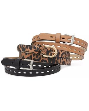Crown Vintage 3 For 1 Belt Set 3 Pack - Multicolor