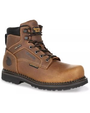 Georgia Boot Revamp Steel Toe Work Boot - Brown