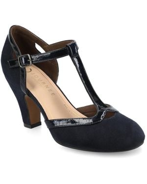 Journee Collection Olina Pump - Black