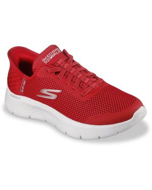 Skechers Hands Free Slipins Go Walk Flex Grand Entry Sneaker - Red
