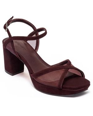 Bernardo Celeste Platform Sandal - Brown