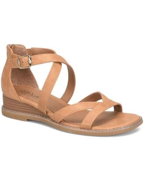 EuroSoft Mysti Wedge Sandal - Black