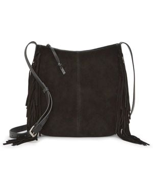 Lucky Brand Nyra Suede Crossbody Bag - Black
