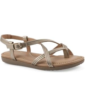 White Mountain Frania Sandal - Metallic