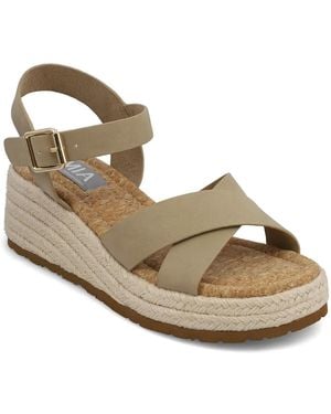 MIA Nikky Wedge Sandal - Metallic