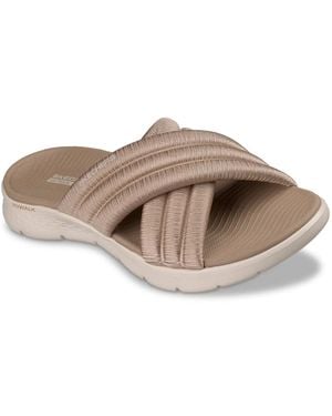 Skechers Go Walk Flex Eleanor Sandal - Brown