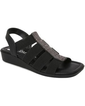 Ninety Union Sunset Wedge Sandal - Black