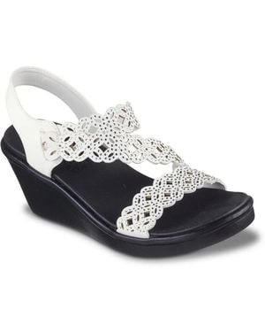 Skechers Cali Rumble On Sassier Dayz Wedge Sandal - Black