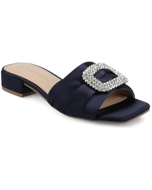 Journee Collection Flavia Sandal - Blue