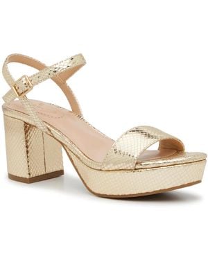 Bandolino Pennie Platform Sandal - Metallic