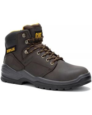 Caterpillar Striver Waterproof Steel Toe Work Boot - Black