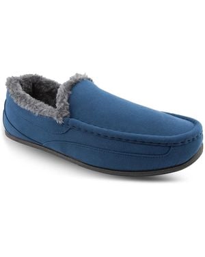 Deer Stags Slipperooz Spun Moc Slipper - Blue