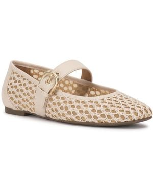 Crown Vintage Nalahni Mary Jane Flat - Natural