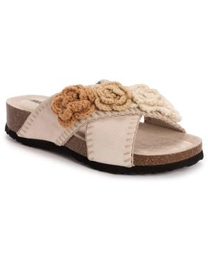 Muk Luks Penelope Sandal - Natural