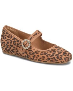 Söfft Peyton Mary Jane Flat - Brown