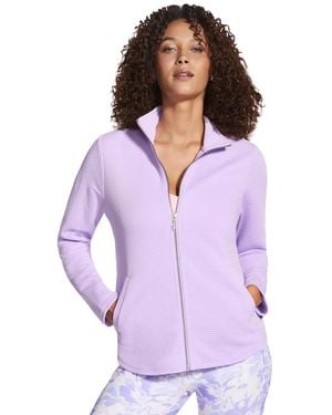 Skechers The Hoodless Hoodie Go Walk Shine Jacket - Purple