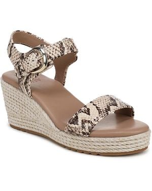 Naturalizer Stella Espadrille Wedge Sandal - Metallic