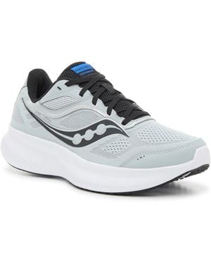 Saucony Wide Width Cohesion 18 Running Shoe - White
