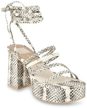 Dolce Vita Barbs Platform Sandal - White