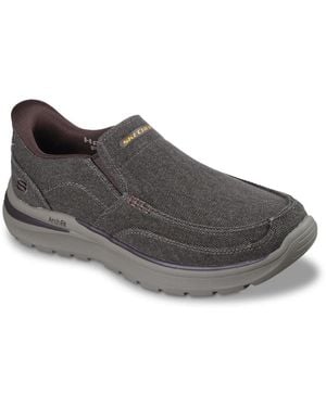 Skechers Extra Wide Width Hands Free Slipins Arch Fit Superior Talbert Slipon - Black