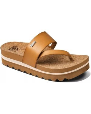 Reef Cushion Sol Hi Wedge Sandal - Brown