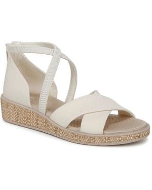 LifeStride Bali Wedge Sandal - White