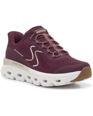 Skechers Hands Free Slipins Glide Step Sole Sneaker - Red