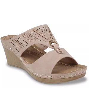 Good Choice Marbella Wedge Sandal - Brown