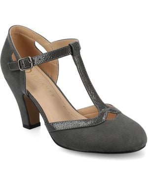 Journee Collection Olina Pump - Black