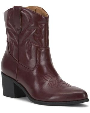 Crown Vintage Avery Western Bootie - Brown