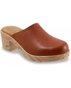 Softwalk Felida Clog - Brown