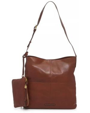 Lucky Brand Kora Leather Shoulder Bag - Brown