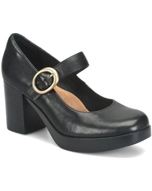 Söfft Kathleen Platform Mary Jane Pump - Black
