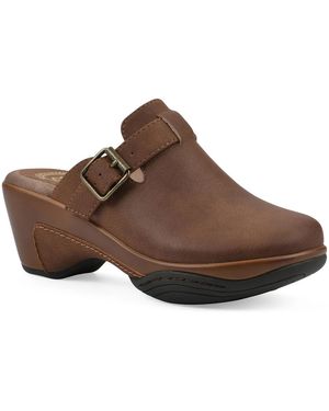 White Mountain Viewed Clog - Brown
