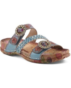 L'ARTISTE On The Road Sandal - Blue