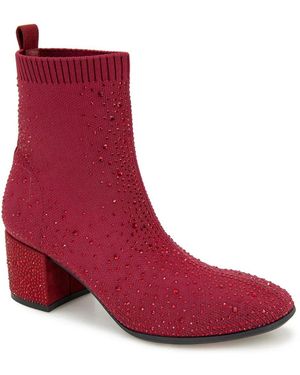 Kenneth Cole Renee Bootie - Red