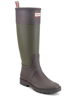 HUNTER Nissa Waterproof Riding Boot - Black