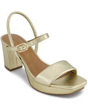 Bernardo Canto Platform Sandal - Metallic