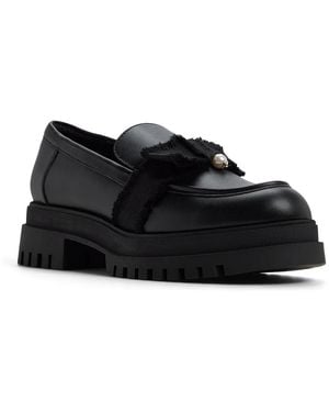 ALDO Theatric Platform Loafer - Black