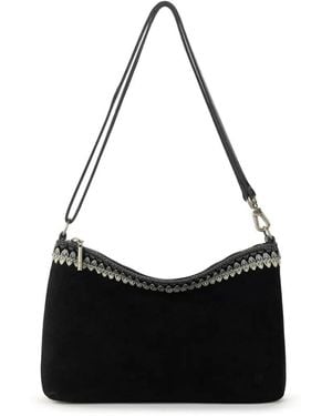 The Sak Lumi Leather Crossbody Bag - Black